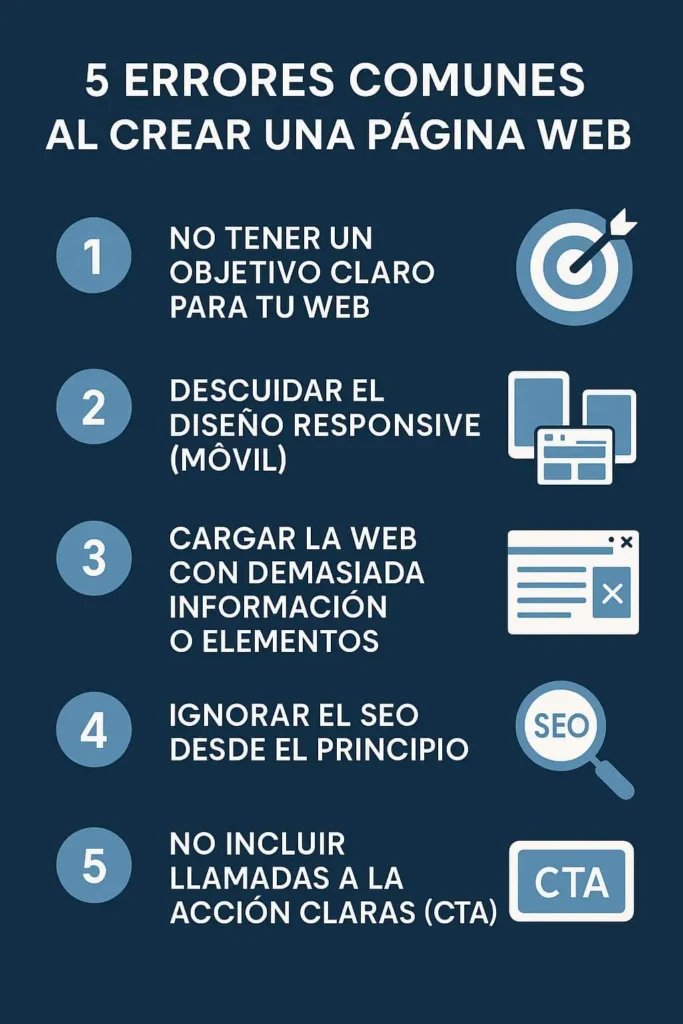 5 Errores Comunes Al Crear Una Página Web Que Tú Debes Evitar A Toda Costa