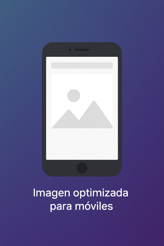 Diseño Mobile-First en Negocios Ejemplo de imagen optimizada para mobile-first
