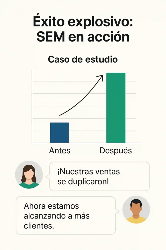 Caso real de negocio que duplicó ventas con SEM