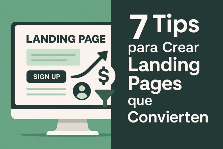 Imagen destacada de post sobre cómo crear landing pages que convierten visitantes en clientes