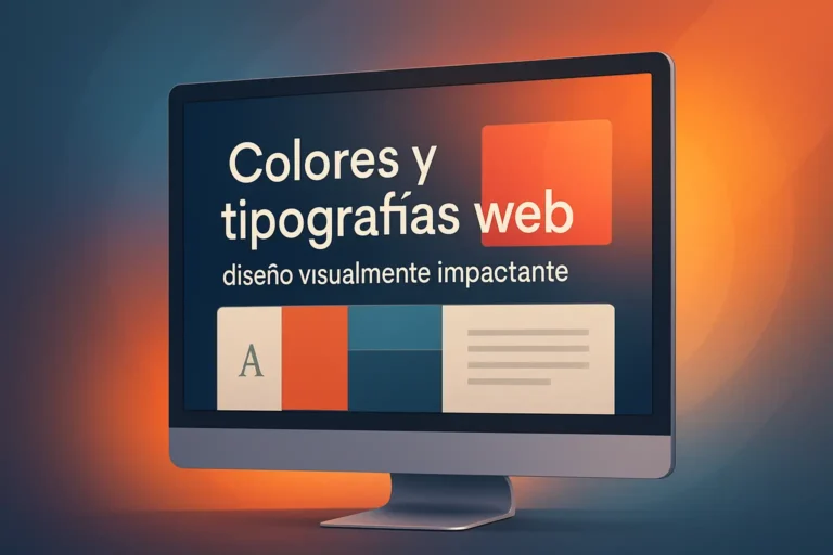 Diseño web atractivo con colores y tipografías web visualmente impactantes