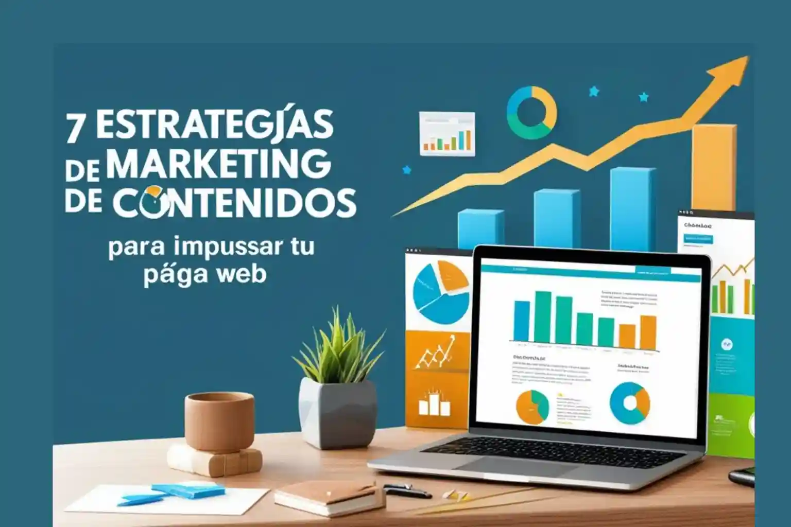 Imagen mostrando estrategias de Marketing de Contenidos